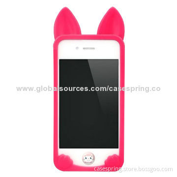 TPU case for iPhone, modles for Samsung available, cat shape